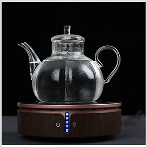 FLOWFX Electric Kettle Glass Teapot Electric Ceramic Stove Touch-Screen Tea Steamer Kettle Household Tea Pot Hot Water Dispensers in Home Kitchen (C) lofty ambition