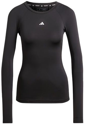 adidas Women's Techfit Longsleeve Training Top, Black, XS