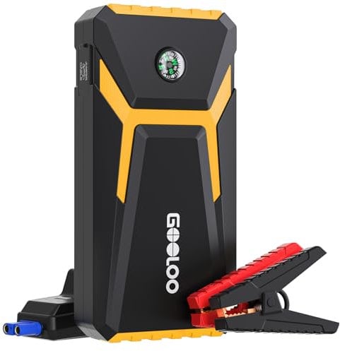 GOOLOO Jump Starter Power Pack Quick Charge in & out 2000A Peak Car Jump Starter 12V Car Battery Booster Jump Starter Emergency Portable Battery Jump Starters (up to 6.0L Gas and 4.0L Diesel)