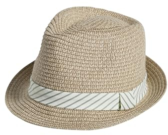 VERTBAUDET Chapeau esprit panama aspect paille garçon bois 51/52CM (4/6A)