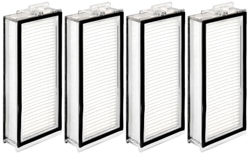 (4 Piezas) Q5 Pro+ Filtros HEPA de repuesto compatibles con Roborock Q5 Max+, Q5 Pro, Q5 Pro+, Q8 Max, Q8 Max+, Q7, Q7+, Q7 Max, Q7 Max+, Q5 Duoroller+, Aspiradora robótica filtros