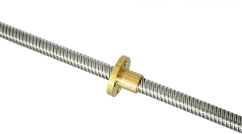 Spindel, geradlinige Schienenstange, 3D Drucker Teile T8 Blei Schraube OD 8mm Pitch 2mm Blei 8mm 100 150 200 300 350 400 500 600 100 0 1200Mm mit(850mm)