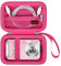 Canboc Custodia impermeabile fotocamera digitale impermeabile YISENCE/Yiffecal/SPUNALP/EUXOR, borsa fotografica subacquea 4K, Rosa