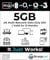 UK Multi-Network Data SIM Card | Automatically Selects the Strongest Network: EE, Three, O2, or Vodafone (5GB - 12 Months)
