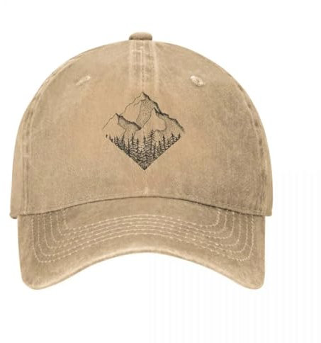 YANIUIE The Diamond Range Männer Frauen Baseballkappe Wandern Parks Distressed Baumwolle Caps Hut Vintage Outdoor Soft Sun Cap Geschenk