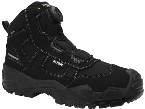 ELTEN Unisex Mike Boa® Gtx Black Mid Esd S3s CISicherheitsstiefel