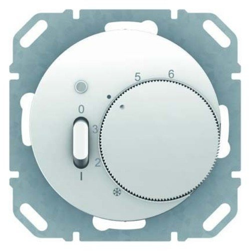 Termostato con contacto NC, R.1/R.3, blanco polar, brillo