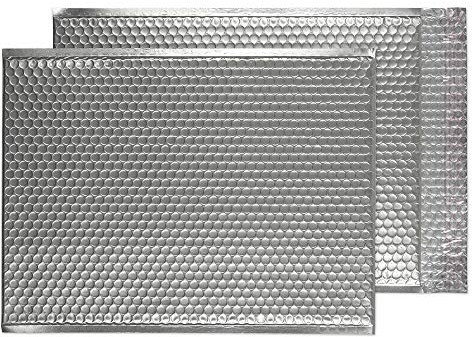 Blake Purely Packaging MTA450 Luftpolsterversandtasche Haftklebung Silber Metallic C3 450 x 324 mm | 50 Stück