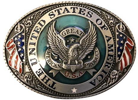 Buckle Gürtelschnalle Kopel The United States USA Adler