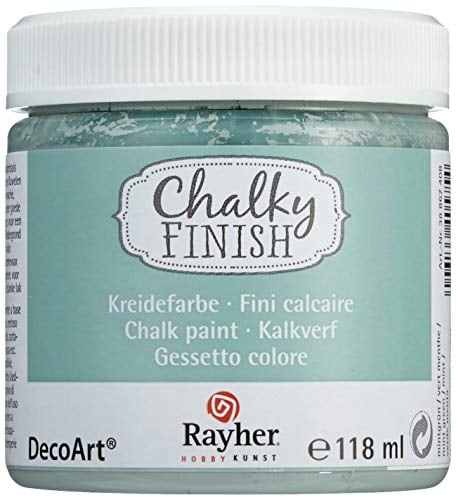 RAYHER HOBBY Chalky Finish Colore in Gesso, Verde Menta, 118 ml, 118 unità