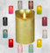 LED Echtwachskerze - Gold Rustik - D7,5cm / H12,50cm - mit Wackelflamme - Batteriebetrieben - Timerfunktion - Weihnachtsdeko