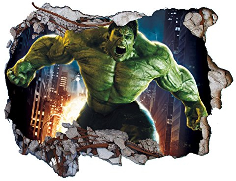 Chicbanners V0403 Wandtattoo, 3D-Wandsticker, selbstklebend, Größe 1000 mm breit x 600 mm tief
