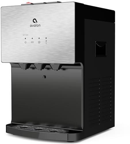 Avalon A12 - Dispensador de agua sin botella, 3 temperaturas, autolimpieza, acero inoxidable