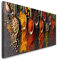 Paul Sinus Art GmbH Gewürze in Löffeln 120x 50cm Panorama Leinwand Bild XXL Format Wandbilder Wohnzimmer Wohnung Deko Kunstdrucke für Küche