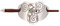 Lurrose Barrette à cheveux vintage viking celtique en métal avec baguette pour femme (style 2)