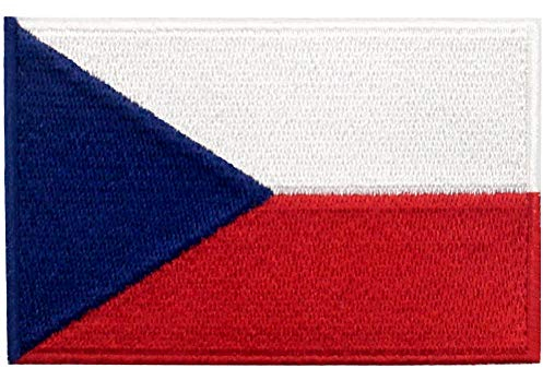 Bandera de la república checa Parche Bordado de Aplicación con Plancha