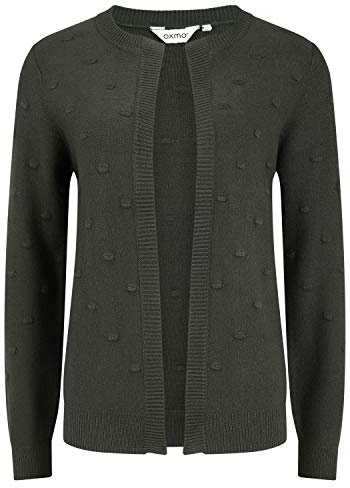 OXMO Kalotta Damen Strickjacke, 2XL, Dark Shadow (193906)