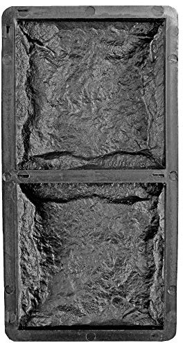 @tec Schalungsform für Wandklinkersteine. Gießform für Beton in Basaltoptik für Haus und Garten. Betonform 12,6 x 26,6 x 2,5 cm