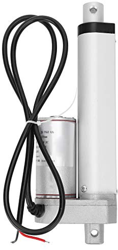 ViaGasaFamido Actionneur Linéaire Électrique Robuste 100mm Course Levage Max 300N 24VDC avec Interrupteur Fin de Course JS-TGZ-U5 pour Applications Industrielles Haute Précision