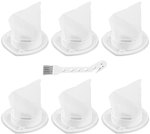 Black & Decker Filter Replacement for EVF100 90590689 Compatible with HNV220B HNV115J HNV215B HNV115B Series Hand Vac Cleaners, 6 Pack