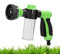 Embout Tuyau Arrosage Avec Pistolet Distributeur De Savon, 8 Modes D'Arrosage Multifonctionnel PulvéRisateur Jardin L'Arrosage De La Pelouse, Lavage De Voiture, Bain Pour Animaux De Compagnie(Vert)