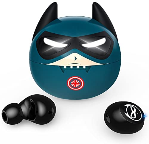 Auriculares Bluetooth para niños, Pantalla LED USB-S a Prueba de Agua IPX5 36H Playtime Touch Control Auriculares inalámbricos para Niños Adultos (con 3 Auriculares en S, M, L)