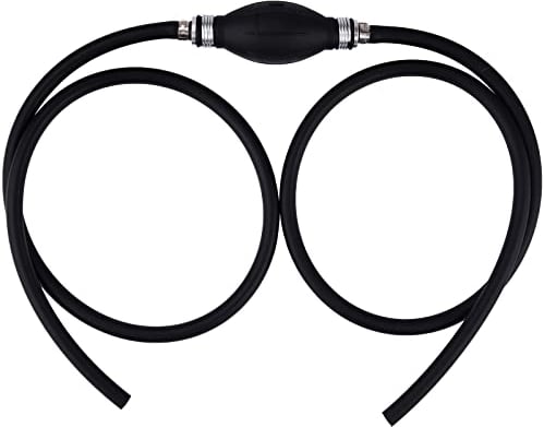 Kalolary Tubo Sifone Pompa, 8 mm Pompa Acqua Portatile Ad Alto Flusso Con Tubo Sifone Durevole per Benzina Gas Benzina Diesel Acquario Trasferimento Liquido Esigenze di Pompaggio di Emergenza