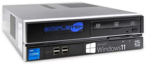 SIMPLETEK SFF Core i7 16 GB RAM 240 GB SSD 1 TB HDD 4 GB GPU GTX 1650 Windows 11 Pro | Seriell RS232 LPT (überholt)