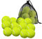 Lukasz 12 Pack Tennis BäLle mit Tasche Zur Aufbewahrung - Gute QualitäT, Dickwandige Tennis BäLle - Perfekt für Tennis und Cricket