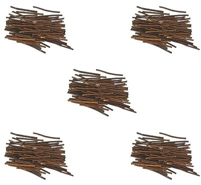 Buchsbaum-Zweig aus Naturholz, 5 Stück, für Bastelarbeiten, Hochzeitsdekoration, 100 Stück