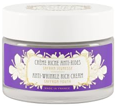 Panier des Sens – Reichhaltige Anti-Falten-Lotion Frauen – Hyaluronsäure und Safran-Extrakt – Lifting – Gesichtspflege – Made in France – Tagescreme – 95% Natürliche – 50 ml
