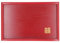 Plateau à Thé Rouge, Plateau De Service En Bois, Plateau De Service Décoratif, Assiette De Fruits, Rouge, Parfait Pour le Salon(Large square Tea Tray)