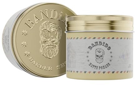 Bandido Matte Finish 125 ml – Haarwachs Männer mit Mittlerem Halt – Haarwachs Matt für Männer – Pomade Matt – Ideal für alle Haarttypen Herren
