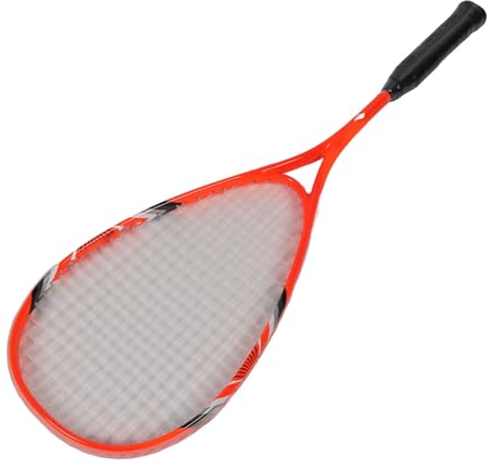 Drfeify Carbon-Squashschläger, 68, 5 cm Schlägerlänge, Integriertes Anfänger-Squashschläger-Squashschläger-Set aus Aluminiumlegierung für Spielplätze Im Fitnessstudio (ORANGE