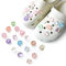 Schuh Charms Schuh Anstecker-Crocs-Stecker Set Pins für Clog-Dekor Glitzer Zubehör Tiere Medizin Buchstaben Anime Schuhclips für Kinder Jungen Mädchen (Mädchen -Glitzer Farbige Edelsteine)