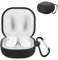 KANOYO Silikon Hülle für Samsung Galaxy Buds 2 Pro Hülle Kopfhörer Case und Schutzhülle Kompatibel Galaxy Buds 2 Pro Silikon Cover,Stoßfeste Schutzhülle,Kratzfest - Schwarz