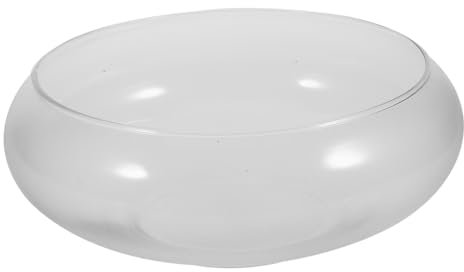 FONDOTIN Bocal Verre pour Petit Poisson Réservoir De Plantes Hydroponiques Transparent Pot Décoratif De Bureau pour Aquarium Et Terrarium pour Décorations Intérieures Et Paysages