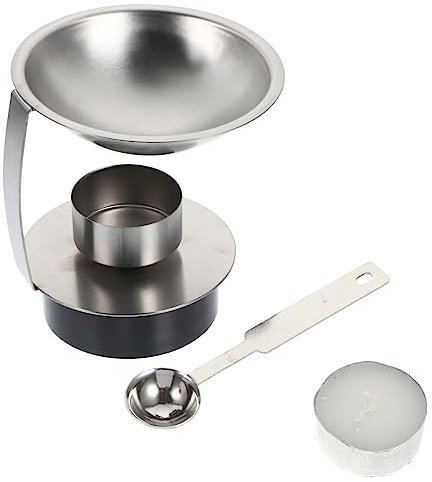 Tofficu 1ensemble Cire à Cachet Four à Cire pour avec Cuillère pour Invitations Et