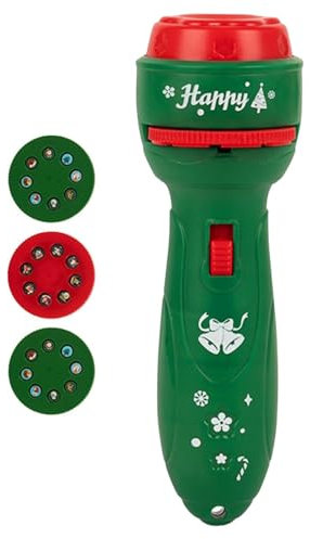 Generico Christmas Flashlights, Kids Slide Torch, Projector Flashlight, Cartoon Flashlight, Holiday Flashlight Toy, Christmas Stocking Stuffer, Handheld Projector, Kids Torch Light,