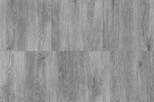 FLOREXP Laminate Flooring - 20 Packs Vinyl Tiles, 12”×12” Self Adhesive Floor Tiles,1.5mm Thick Wood Flooring, Easy DIY Floor for Office,RV,Washroom,Bathroom(1.86m²,Grey Wood)
