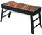 Kompakter Grill BBQ - Holzkohle, tragbar & klappbar, Edelstahl Campinggrill - tragbarer Grill, Picknickgrill, für Garten, Terrasse, Camping, Reisen, Outdoor (60 x 22 x 34 cm)