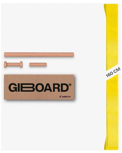 GIBBON Giboard Webbing/Gurtband,160 cm, gelb