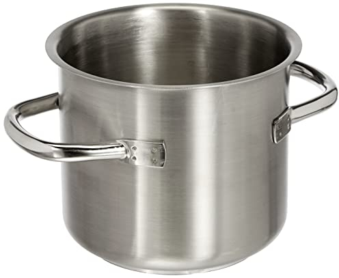 Paderno 11001-16 Pentola Alta, in Acciaio Inox, 16 cm