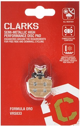 Clarks Elite Semi-Metallic Disc Brake Pads for Avid Bb7/Juicy, Spring Inc.