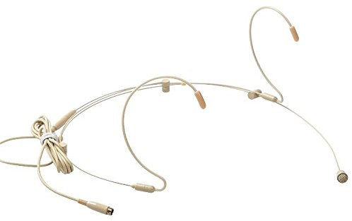 PROEL HCM08PRO Lightweight Headset Microphone (Beige) with Adaptors for Shure Senheisser AKG LD