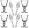 4X La Rochere Absinth Glas Perigord 190 ml + 4X Absinth Löffel Losanges 41