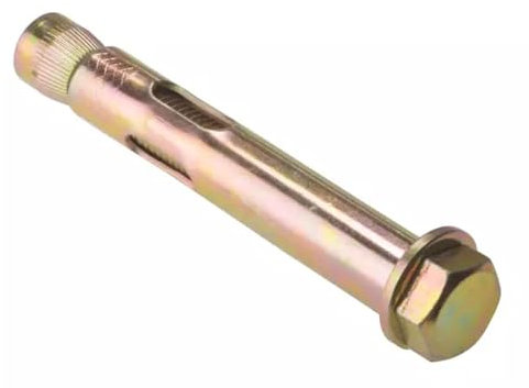 AHC K-ZYSLALB1280B5 M12 x 80 mm Loose Bolt Sleeve Anchor - Zinc/Yellow (Pack of 5)