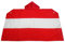 AZ FLAG - Umhangflagge Österreich - 150x90 cm - Österreichische Cape Fahne 100% Polyester mit Messing-Ösen - 110g