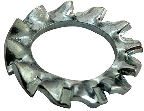 AERZETIX - C17670-100 x Fächerscheiben - Zahnscheiben - Sicherungsscheiben - Außengezahnt - M6 Ф11mm - Verzinkter Stahl