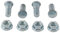 All Balls Racing 85-1090 Radbolzen und Muttern-Set